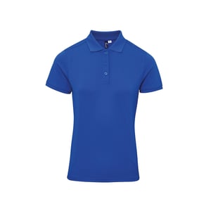 Premier Dames/dames Coolchecker Plus Piqu Polo met CoolPlus (Koninklijk)