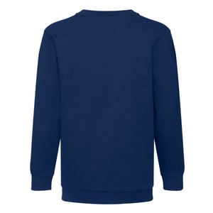 Fruit of the Loom Kinder/Kids Premium Sweatshirt met Inzetstuk (Marine)