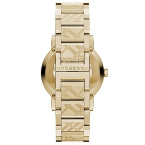 Burberry BU9038 The City Gegraveerd Geruit Unisex Horloge