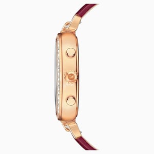 Swarovski 5416701 Era Journey Donkerrood Roségoudkleurig PVD dameshorloge