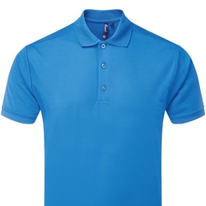Premier Heren Coolchecker Poloshirt (Saffier)