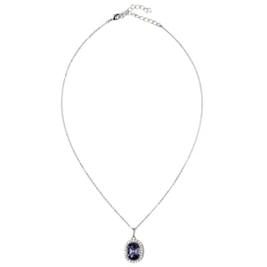 Halsketting Fabia met Swarovski-kristallen