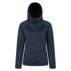 Mountain Warehouse Dames/Dames Nevis Bontgevoerde Full Zip Hoodie (Marine)