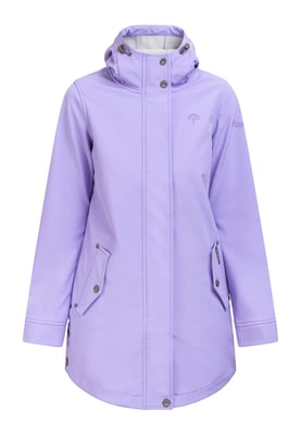 Schmuddelwedda Softshell korte jas Dames lila