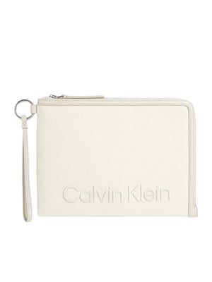 Calvin Klein damesportemonnee met reliëflogo