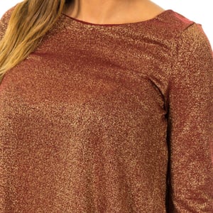 Sweater met ronde hals en lange mouwen voor dames 10DML0483