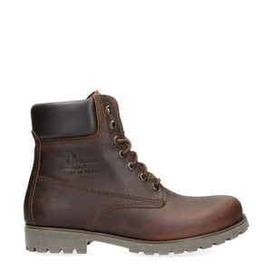 Panama Jack 03 C8 bruine herenlaarzen, waterdichte leren veters, enkelchukka, wandelen
