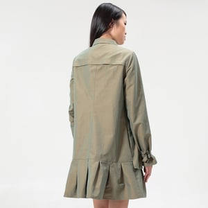 Safari-shirtjurk met lange mouwen