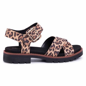 Clarks Orinoco Strap Dames Bruine Sandalen