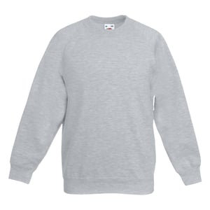 Fruit of the Loom Sweatshirt voor kinderen/Kinderen Premium Heather Set-in (Heide Grijs)