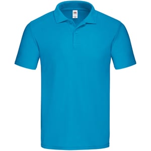 Fruit of the Loom Heren Origineel Piqué Poloshirt (Azuurblauw)