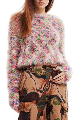Desigual Dames Tricot In Meerkleurig
