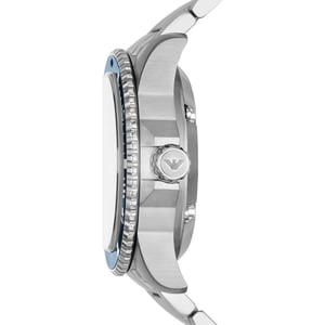 Emporio Armani Diver Heren Horloge Zilverkleurig AR60059