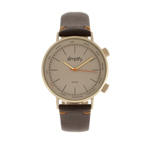 Vereenvoudig Het 3300 Leren Band Horloge