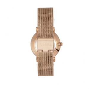Sophie & Freda Savannah mesh armbandhorloge met Swarovski-kristallen