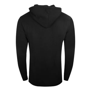 Cavalli Class gebloemd vet logo zwarte hoodie met rits