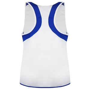 Mizuno Team Authentic Kinder Wit/Blauw Singlet Vest