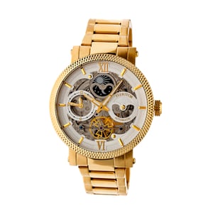 Heritor Automatische Aries Skelet Dial Armbandhorloge