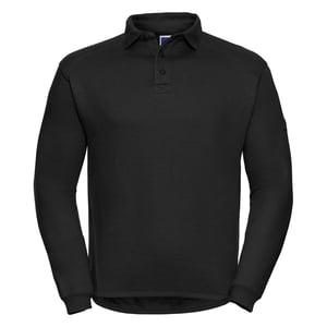 Russell Heren Sweatshirt voor zwaar gebruik (Zwart)