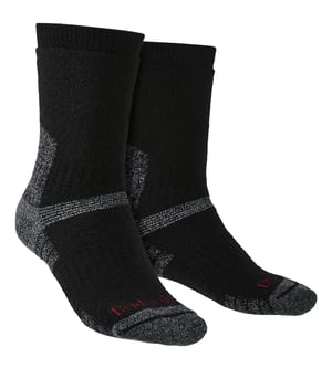 Bridgedale - Heren Outdoor Merino Wol Kniesokken - Zwart