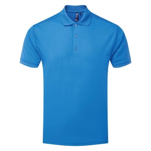 Premier Heren Coolchecker Poloshirt (Saffier)
