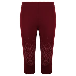 Gymshark Combat Dames Burgundy Cropped Leggings