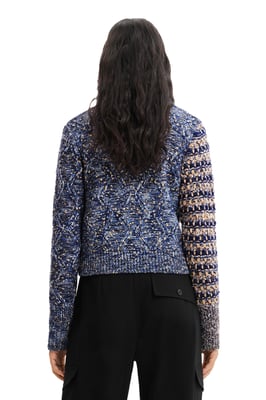 Desigual Damen Blauw Breigoed