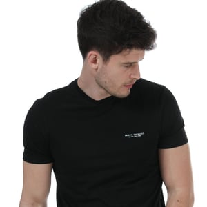 Armani Exchange Milano / New York T-shirt voor heren, zwart