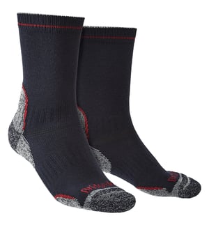 Bridgedale - Heren Wandelen Lichtgewicht Boot Sokken - Marineblauw / Rood