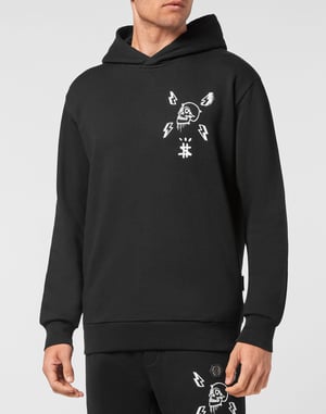 Sweatshirt Met Capuchon Hexagon
