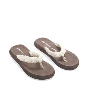 Dames Rocket Dog Sunset Cord teenslippers in Naturel