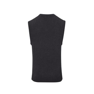 Premier Heren gebreid mouwloos sweatvest (Houtskool)