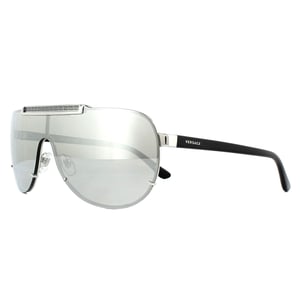 Versace Zonnebril VE2140 10006G Zilver Light Grijs Zilver Mirror