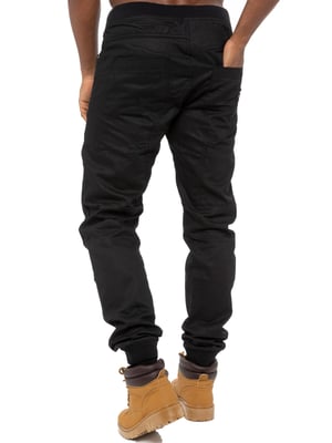 Enzo| Heren Denim Jogger Jeans - Zwart