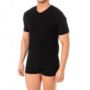 T-shirt met korte mouwen en V-hals voor heren A0DGO. Comfortabele en casual stijl.