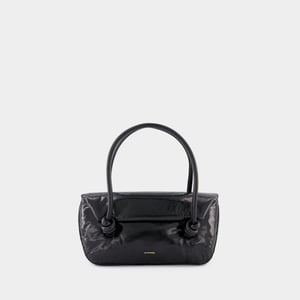 Knot Sm Schoudertas - Jil Sander - Leer - Zwart