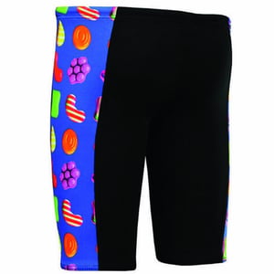 Maru Candy Pacer Panel Jammer Zwemshort Kinderen Zwart