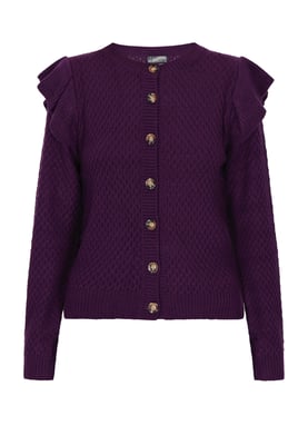 Dreimaster Vest Dames paars