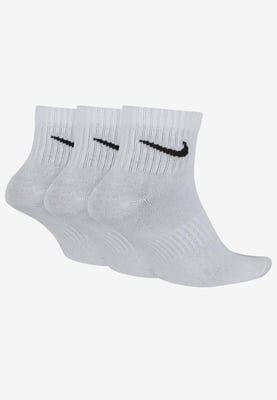 Nike Dry Cushion Everyday 3 paar enkelsokken in wit