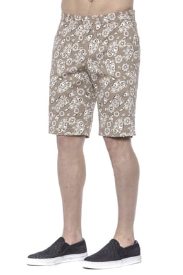 PT Torino Heren Short in beige katoen