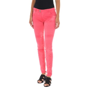 Lange spijkerbroek van elastische stof 70DBF0518-G291 vrouw