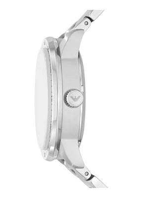 Emporio Armani Mario Heren Horloge Zilverkleurig AR60053