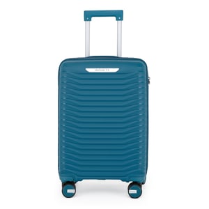 Harde Schaal Blauwe Klassieke Kofferset 8 Wiel Cabine TSA Bagagekoffer Vakantie Reizen