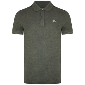 Lacoste Slim Fit Heren Donkergroen Poloshirt