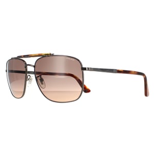 Police zonnebril spld43 oorsprong 44 584k glanzende gunmetal matte rookgradiënt oranje