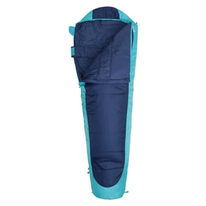 Mountain Warehouse Unisex Microlite 500 mummyslaapzak met linkse ritssluiting voor volwassenen (Blauw)
