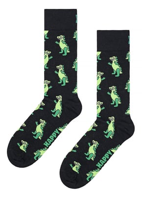 Nieuwigheid Dinosaurussokken | Happy Socks | Schattige Grappige Dino Sokken - Groen