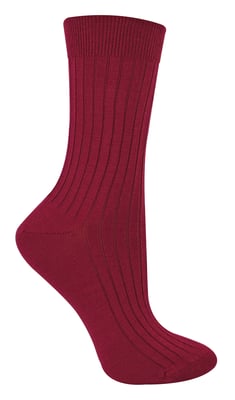 Steven - Dames 1 Paar Originele Merino Wollen Sokken - Outdoor Boot Sokken - Bordeaux