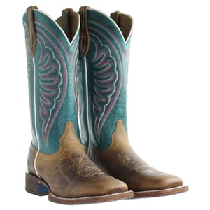 Ariat Circuit Shiloh Tabaco Dames Bruin/Blauw Laarzen