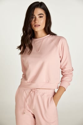 Roze sweatshirt